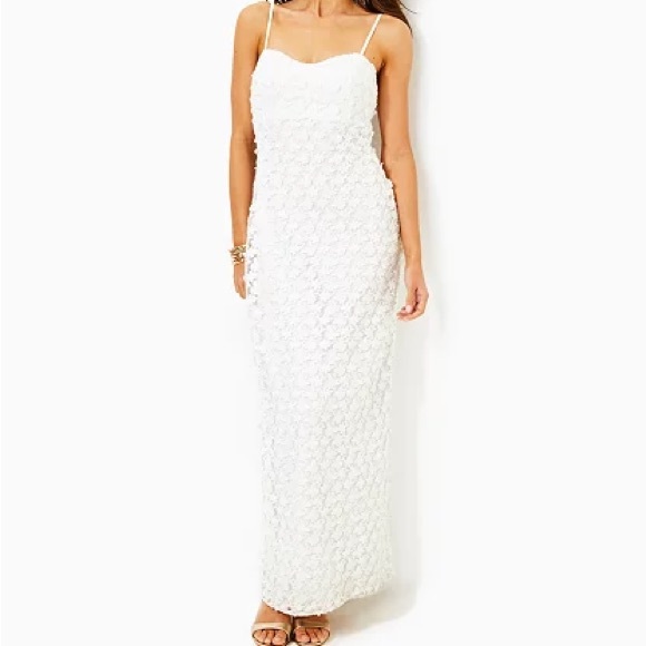 Lilly Pulitzer Dresses & Skirts - Gillian Lace Maxi Slip Dress